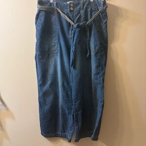 Seven7 Women's Blue Wide Leg Jeans Size 10